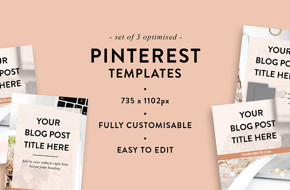 Pinterest Templates | Keynote in Pinterest Templates - product preview 3