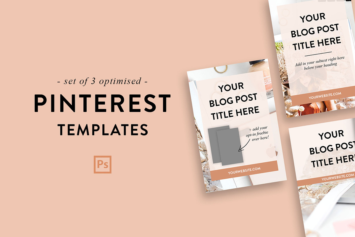 Pinterest Templates | Photoshop in Pinterest Templates - product preview 8