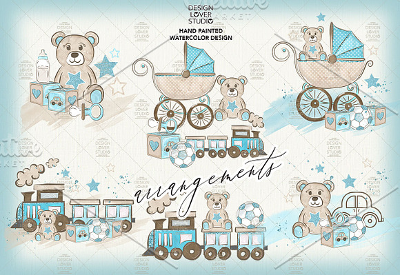 Baby Boy design in Illustrations - product preview 1
