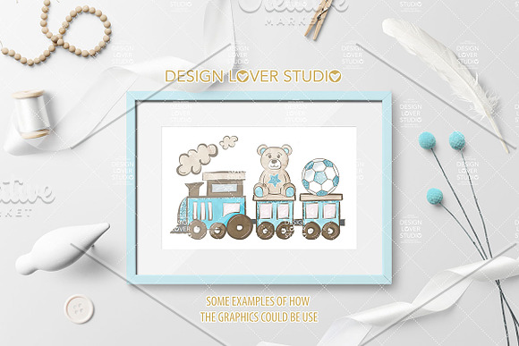 Baby Boy design in Illustrations - product preview 4