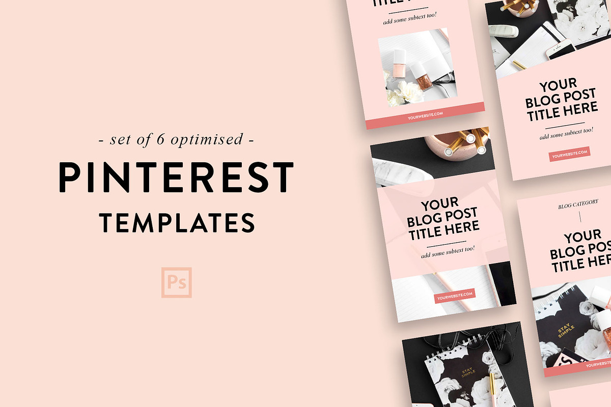 Pinterest Templates | Photoshop in Pinterest Templates - product preview 8