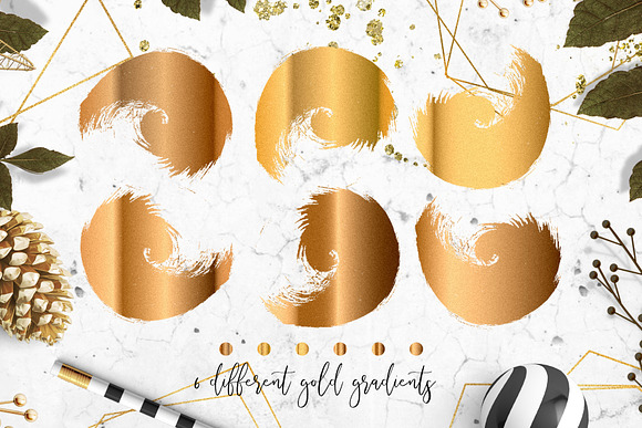 Gold Gems - trendy collection in Illustrations - product preview 3