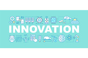 Innovation word concepts banner