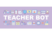 Teacher bot word concepts banner