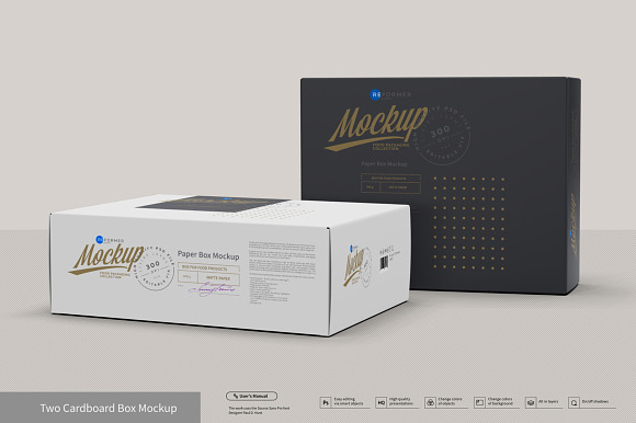 Presentation of Box Design Mockup in Product Mockups - product preview 1