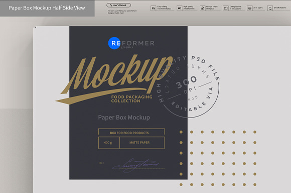 Presentation of Box Design Mockup in Product Mockups - product preview 2