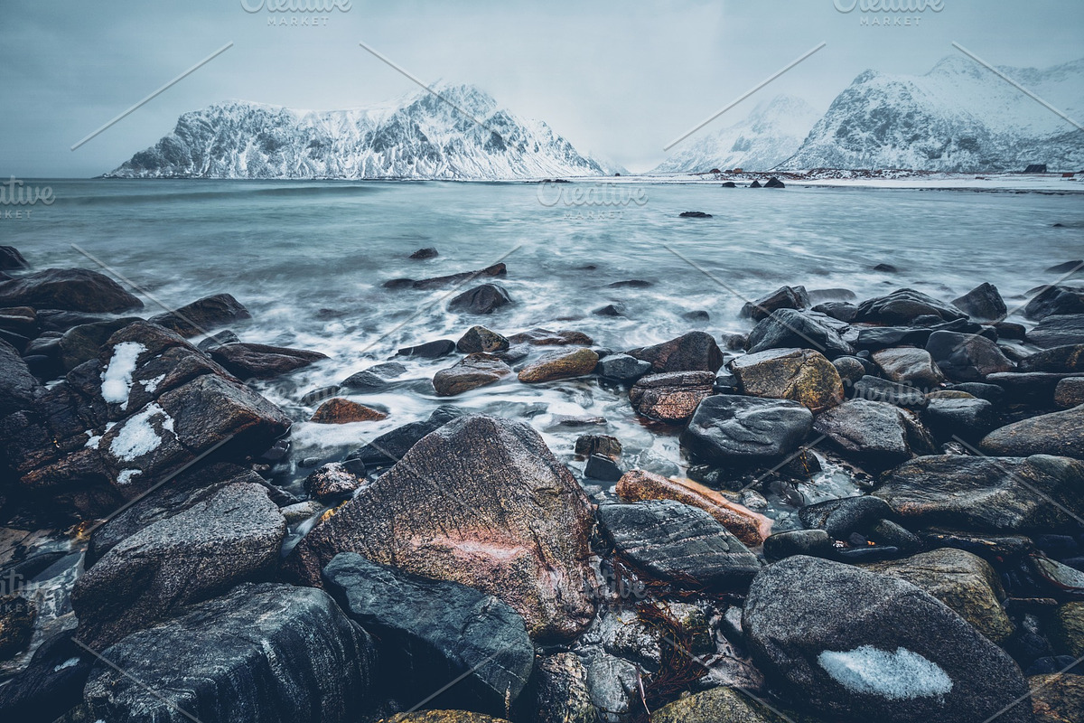 Coast of Norwegian sea in Graphics - product preview 8