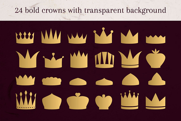 68 Elegant Crowns in Illustrations - product preview 1