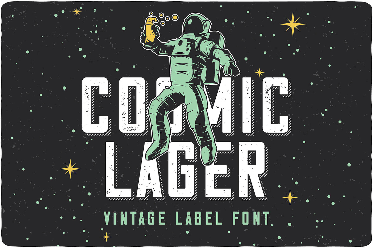 Cosmic Lager (+Bonus) in Display Fonts - product preview 8