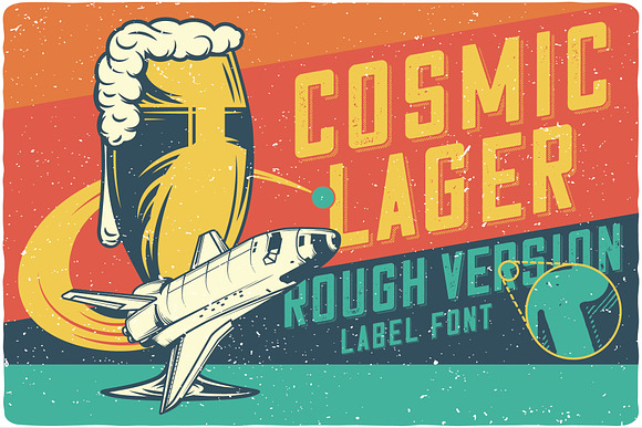 Cosmic Lager (+Bonus) in Display Fonts - product preview 4