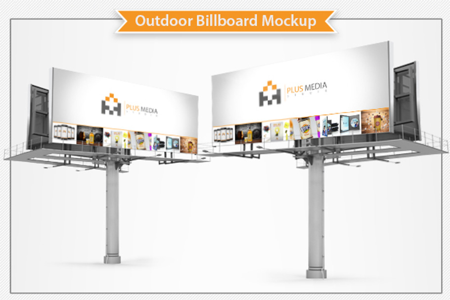 Outdoor Billboard Mockup in Mockup Templates - product preview 8