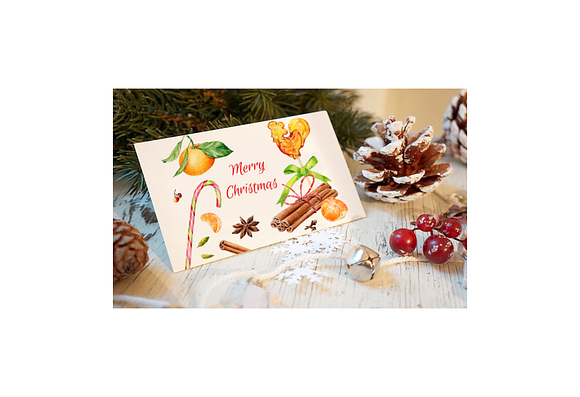 Watercolour Christmas SET in Illustrations - product preview 3