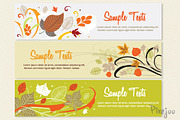 3 Banners Template in Vector and JPG