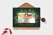 Christmas Photo Card Template -CD084