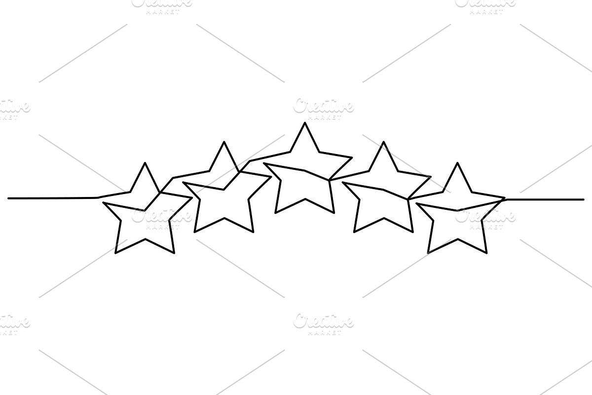Five stars customer product rating in Illustrations - product preview 8