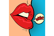 women lips wow