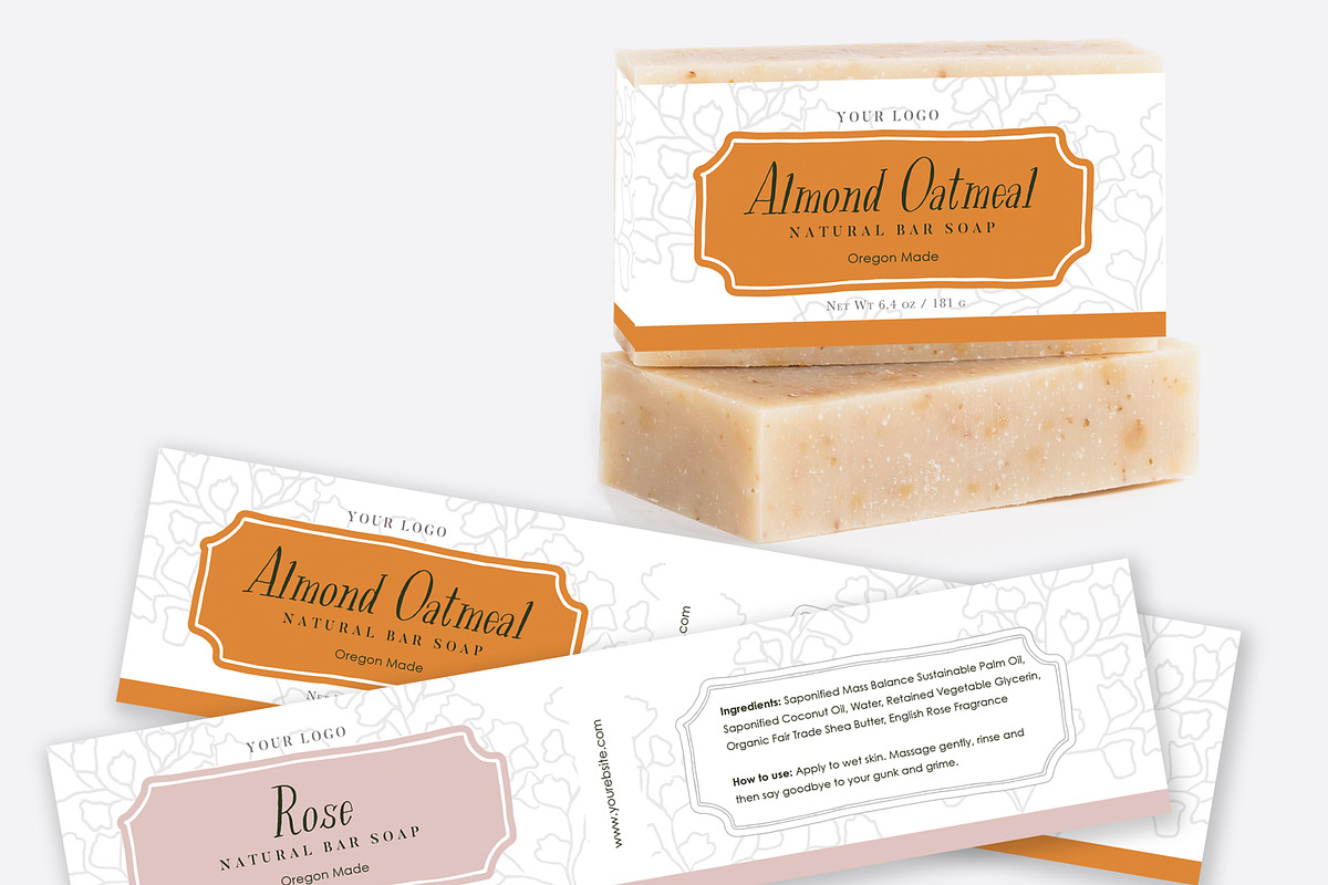 Soap Label Template in Stationery Templates - product preview 8