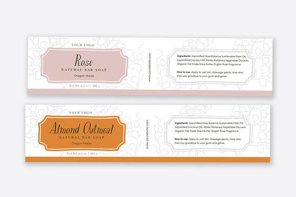 Soap Label Template in Stationery Templates - product preview 1