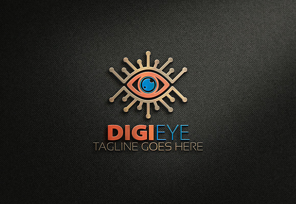 Digital Eye Logo in Logo Templates - product preview 1