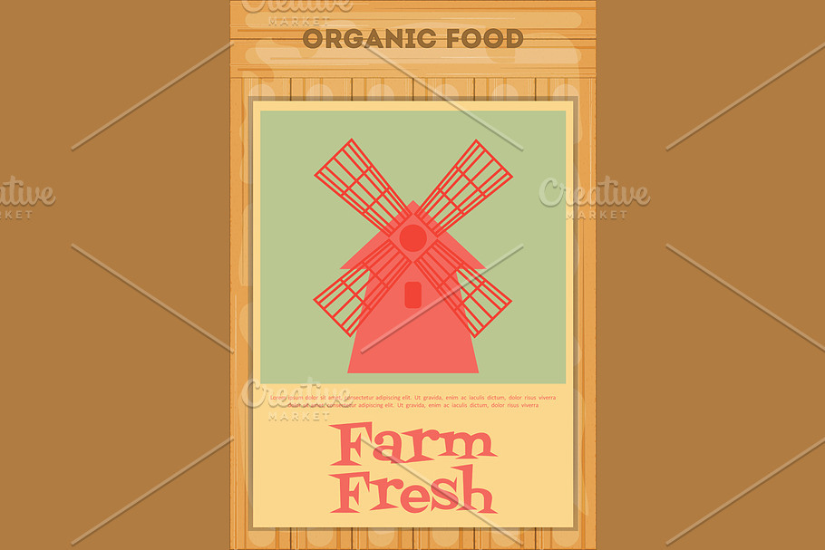 Poster for Organic Farm Food in Illustrations - product preview 8
