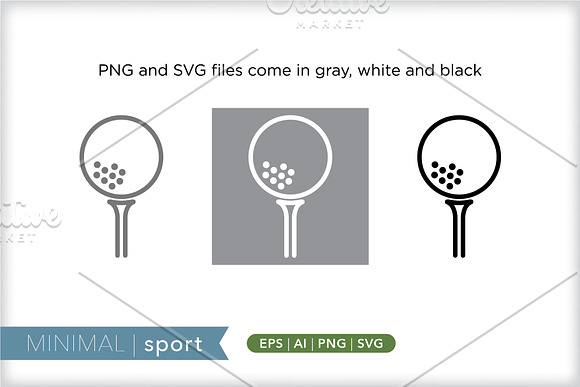 Minimal sport icons in Sports Icons - product preview 1