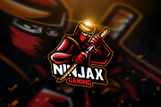  Ninjax Gaming - Mascot Logo