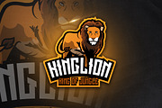 King Lion - Mascot & Esport Logo
