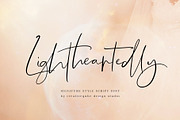 Lightheartedly Signature style font
