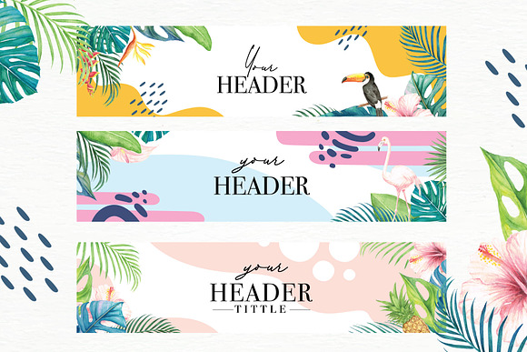 Tropical Collection in Illustrations - product preview 10