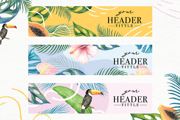 Tropical Collection in Illustrations - product preview 12