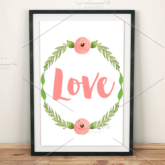 Sonata Watercolor Bouquets & Wreaths in Illustrations - product preview 3
