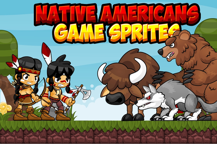 Native Americans - Game Sprites