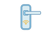 NFC door lock color icon