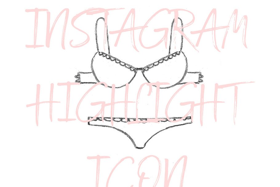 Lingerie Set Instagram Story Icon in Instagram Templates - product preview 8