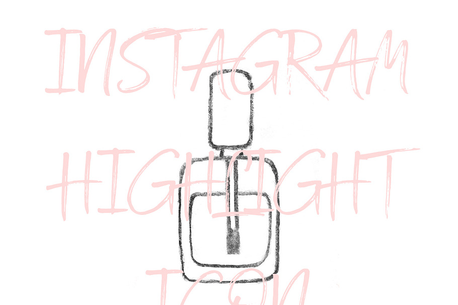 Nail Polish Instagram Highlight Icon in Instagram Templates - product preview 8