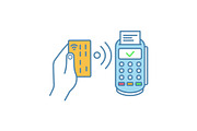 NFC payment color icon