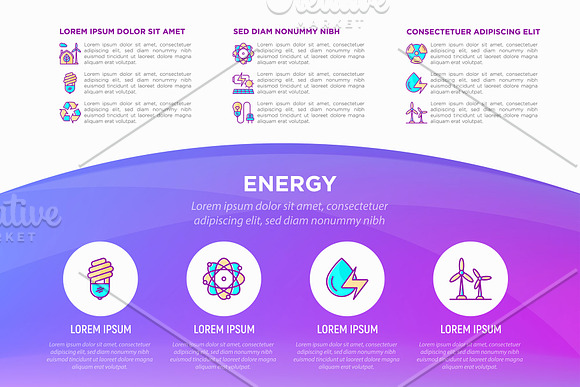 Energy | 16 Thin Line Icons Set in Icons - product preview 7