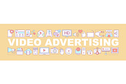 Video advertising concepts banner