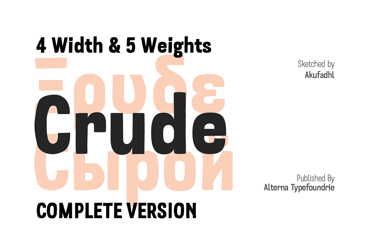 Crude Sketch Sans in Sans-Serif Fonts - product preview 8