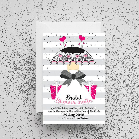 Bridal Shower Flyer Print Templates in Wedding Templates - product preview 1