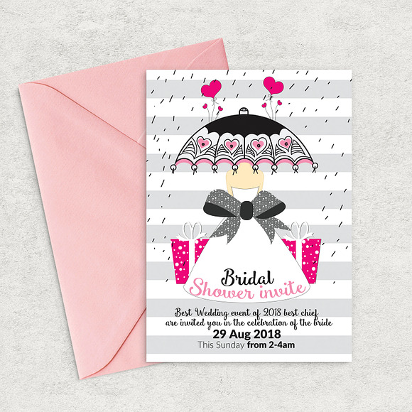 Bridal Shower Flyer Print Templates in Wedding Templates - product preview 2