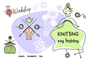 Knitting. Needlework my hobby