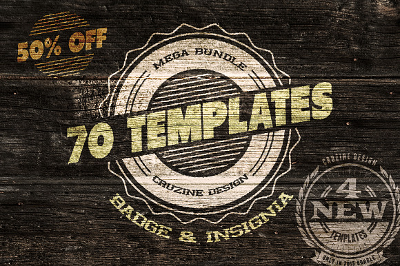 70 Logo / Badge / Insignia Templates in Logo Templates - product preview 4