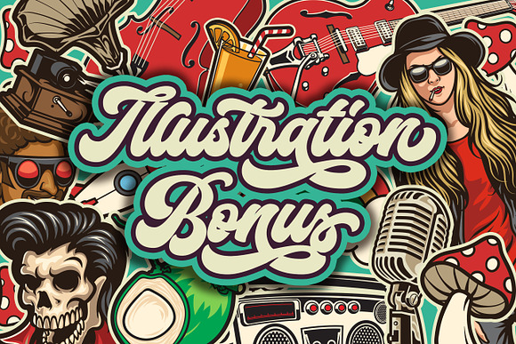 Funkies 2 Font + Extras (INTRO SALE) in Hipster Fonts - product preview 7