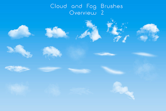 40 Cloud and Fog and Mist Brushes in Add-Ons - product preview 2