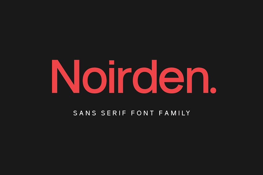 Noirden Sans Font in Sans-Serif Fonts - product preview 8