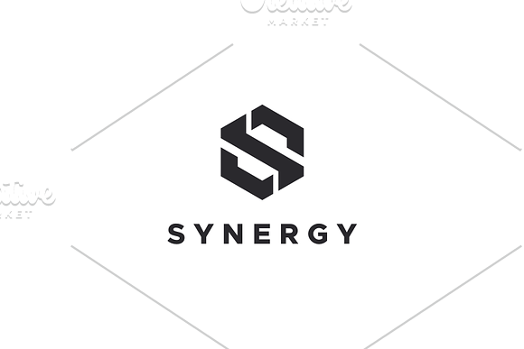 Hexagon S Logo in Logo Templates - product preview 2
