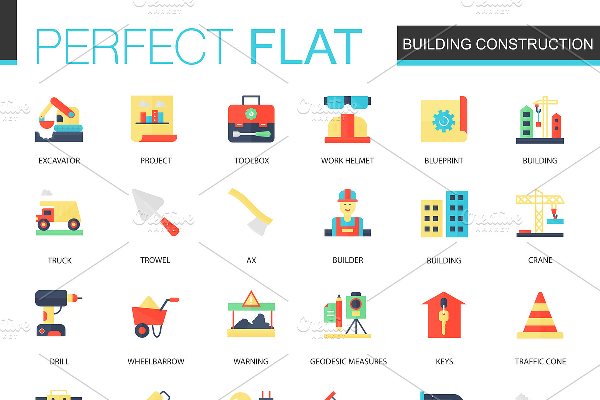 Building construction icons in Icons - product preview 8