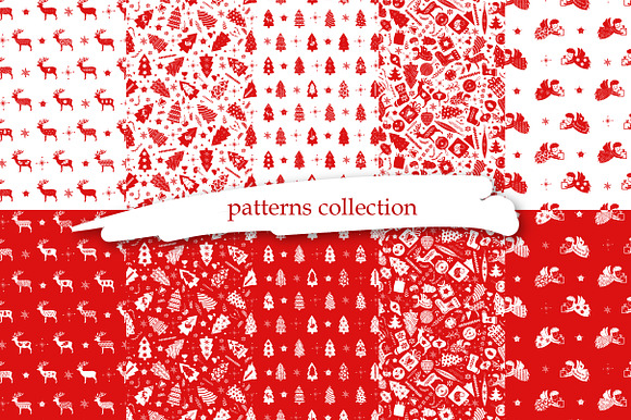 Scandinavian Christmas in red in Objects - product preview 3