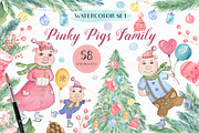SALE! - Pinky Pig Family